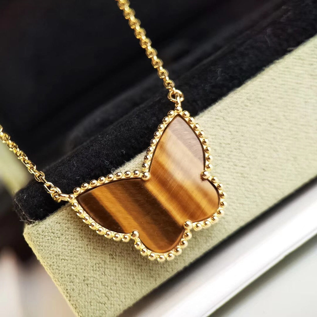 [Lumi Jewels] TIGER__ EYE BUTTERFLY NECKLACE