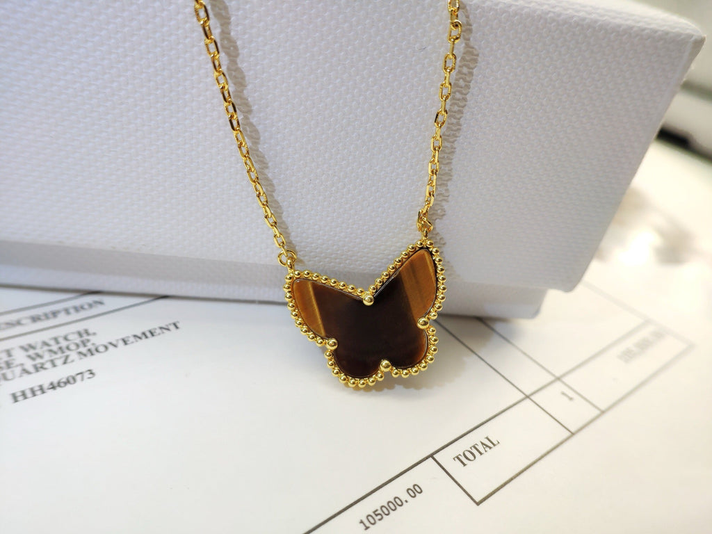 [Lumi Jewels] TIGER__ EYE BUTTERFLY NECKLACE