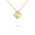 [Lumi Jewels]CLOVER 15MM LASER NECKLACE