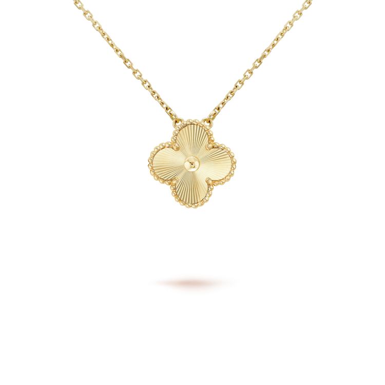 [Lumi Jewels]CLOVER 15MM LASER NECKLACE