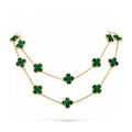[Lumi Jewels]CLOVER 20 MOTIFS MALACHITE GOLD