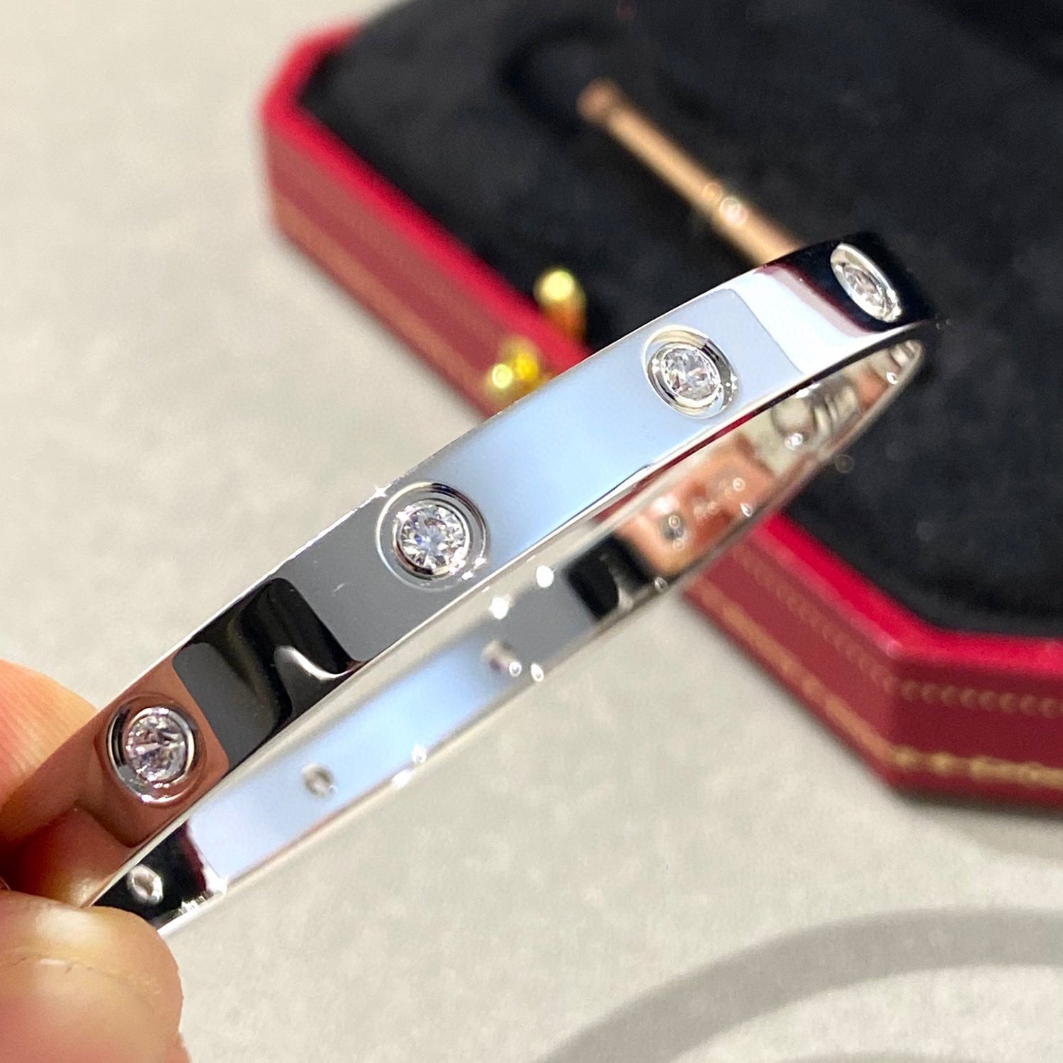 [Lumi Jewels]LOVE BRACELET 6.1MM 10 DIAMONDS