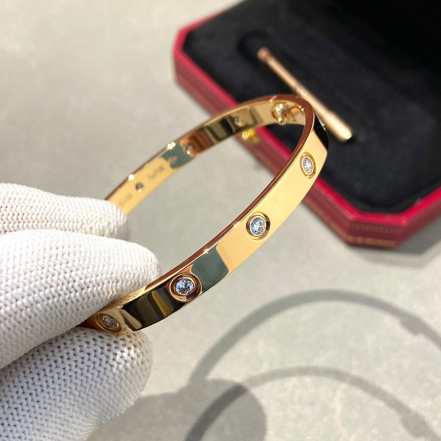 [Lumi Jewels]LOVE BRACELET 6.1MM 10 DIAMONDS