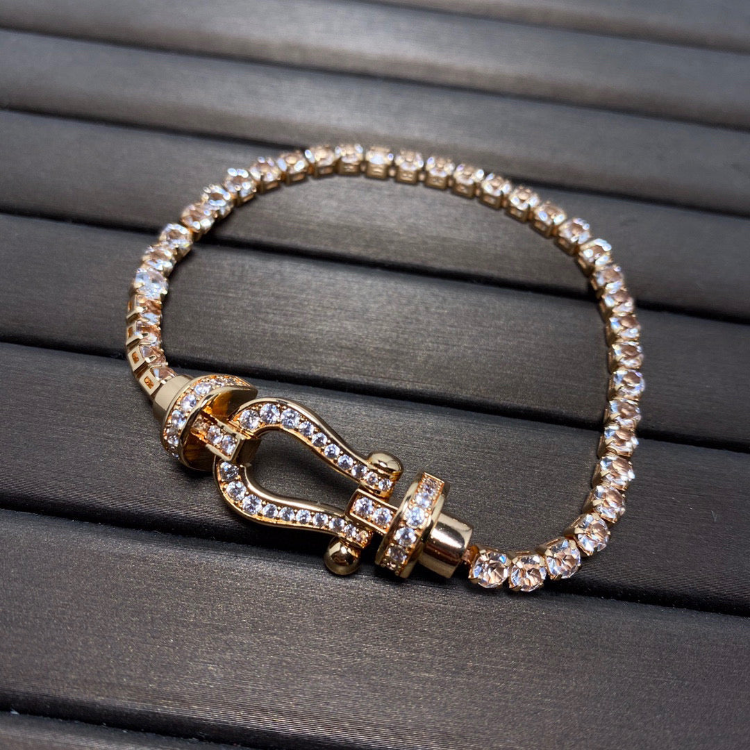 [Lumi Jewels]FORCE  HORSESHOE  DIAMOND TENNIS BRACELET