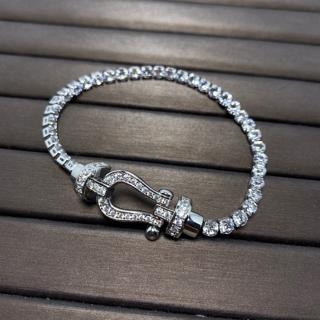 [Lumi Jewels]FORCE  HORSESHOE  DIAMOND TENNIS BRACELET