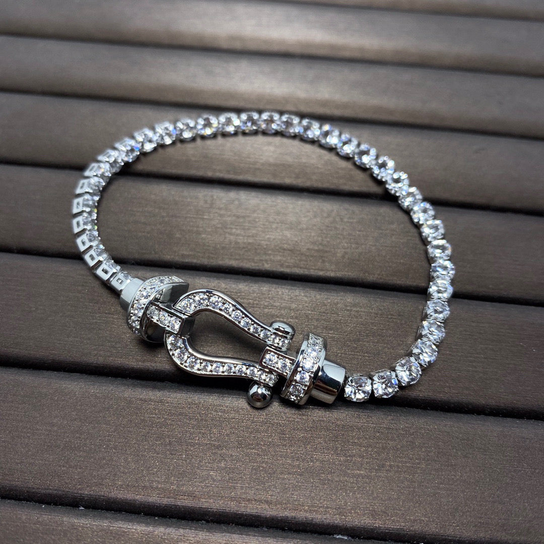 [Lumi Jewels]FORCE  HORSESHOE  DIAMOND TENNIS BRACELET