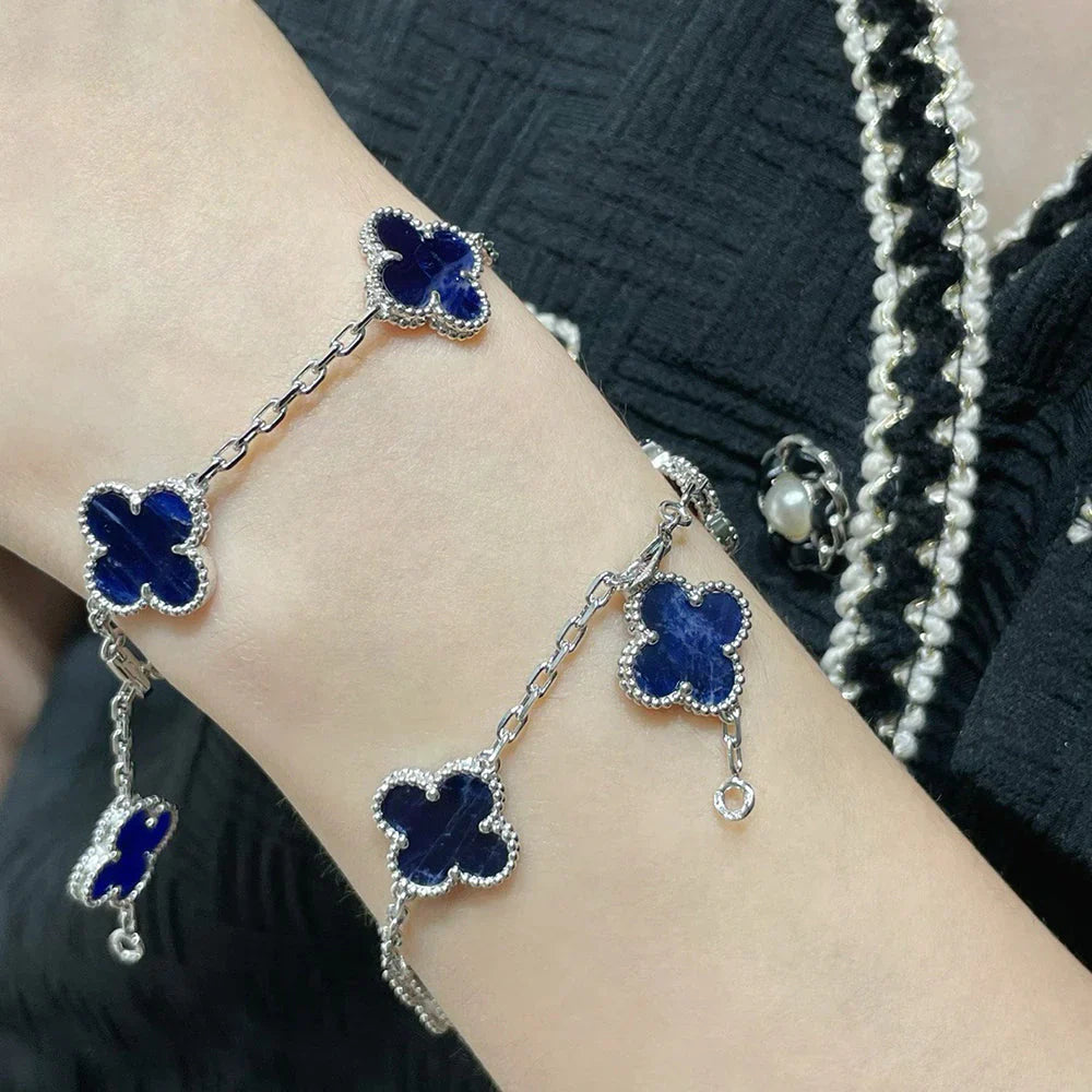 [Lumi Jewels]CLOVER 5 MOTIF PIETERSITE BRACELET COLLECTION