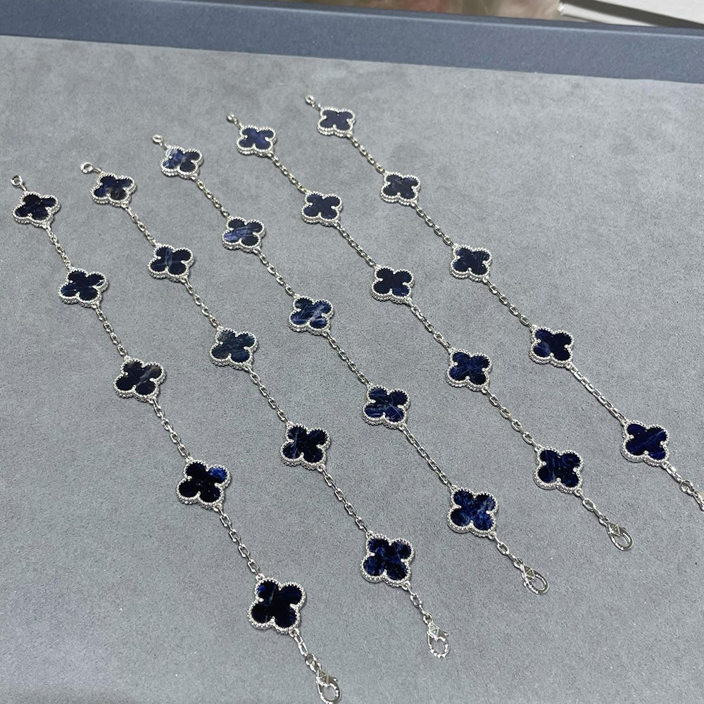 [Lumi Jewels]CLOVER 5 MOTIF PIETERSITE BRACELET COLLECTION