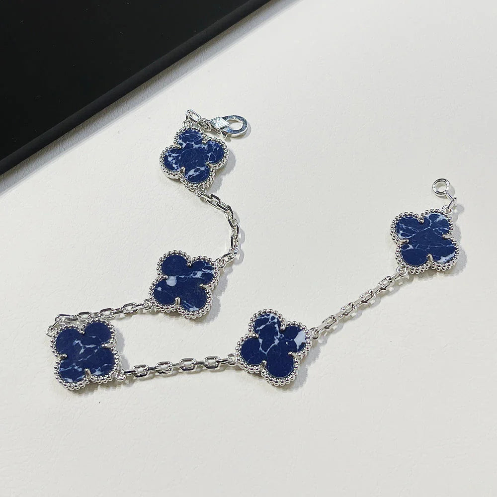[Lumi Jewels]CLOVER 5 MOTIF PIETERSITE BRACELET COLLECTION