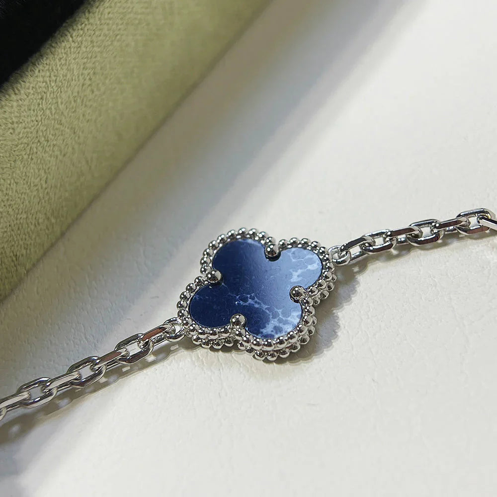 [Lumi Jewels]CLOVER 5 MOTIF PIETERSITE BRACELET COLLECTION