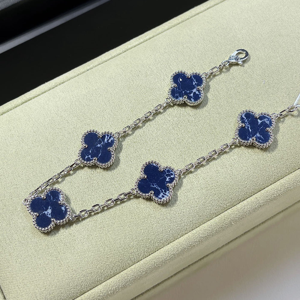 [Lumi Jewels]CLOVER 5 MOTIF PIETERSITE BRACELET COLLECTION