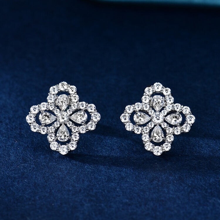 [Lumi Jewels]LOOP EARRINGS FULL MOTIF DIAMOND 16MM