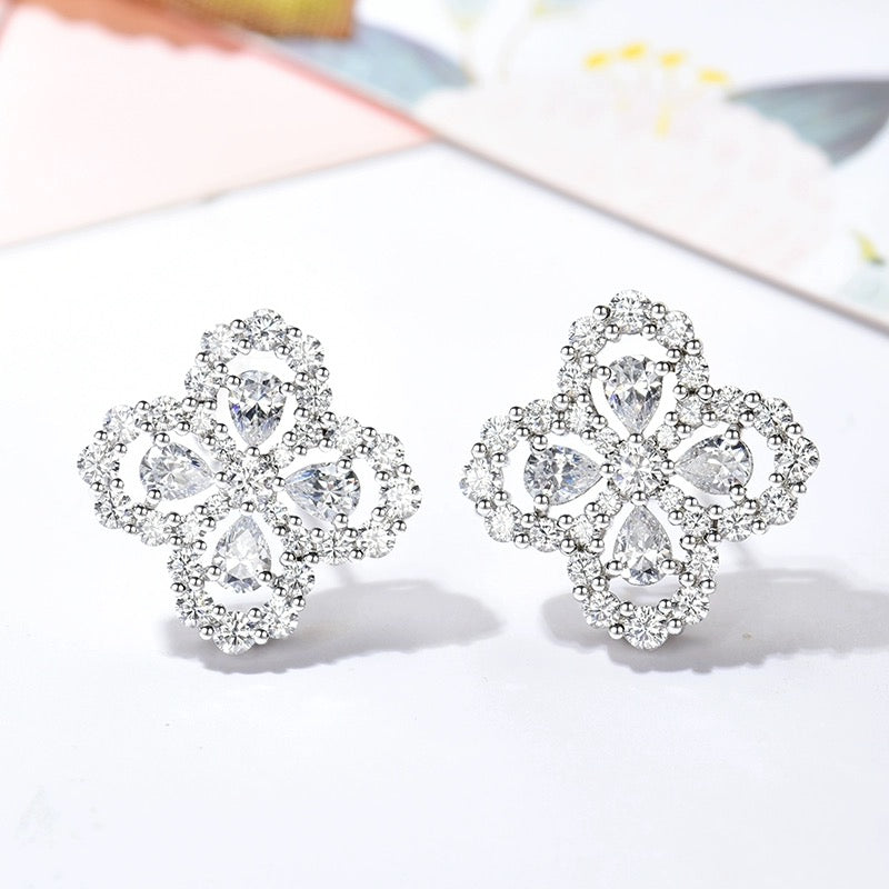 [Lumi Jewels]LOOP EARRINGS FULL MOTIF DIAMOND 16MM