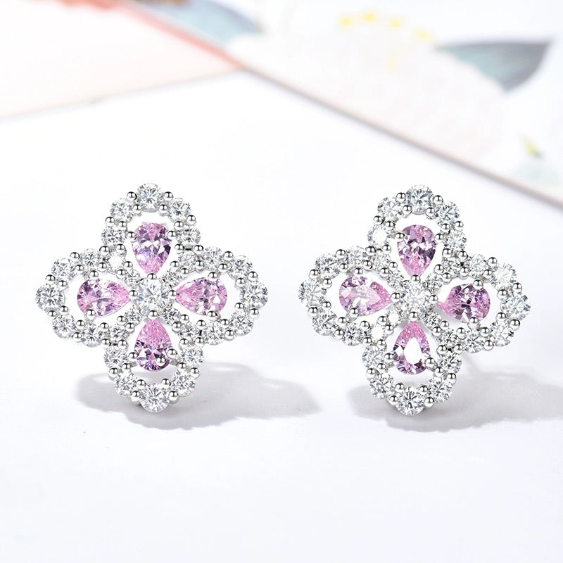 [Lumi Jewels]LOOP EARRINGS FULL MOTIF DIAMOND 16MM