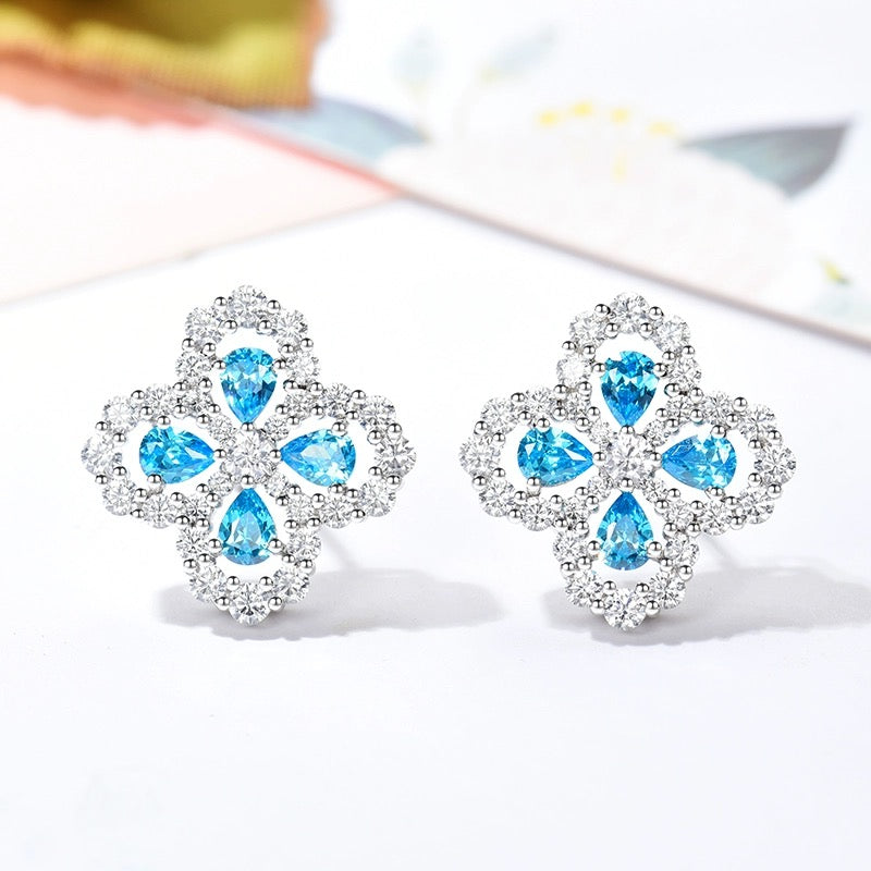 [Lumi Jewels]LOOP EARRINGS FULL MOTIF DIAMOND 16MM