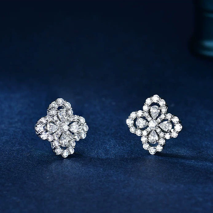 [Lumi Jewels]LOOP EARRINGS FULL MOTIF DIAMOND 16MM