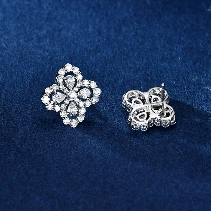 [Lumi Jewels]LOOP EARRINGS FULL MOTIF DIAMOND 16MM