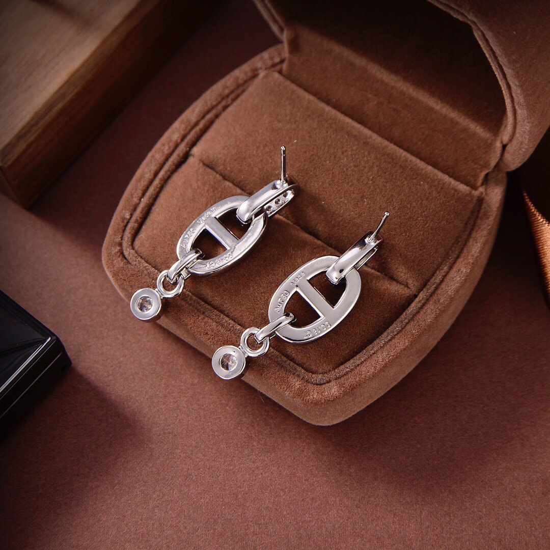 [Lumi Jewels]HM CHAINE DIAMOND EARRINGS