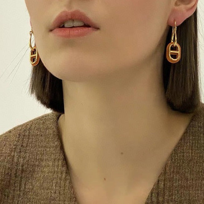 [Lumi Jewels]HM O'MAILLON GOLD EARRINGS