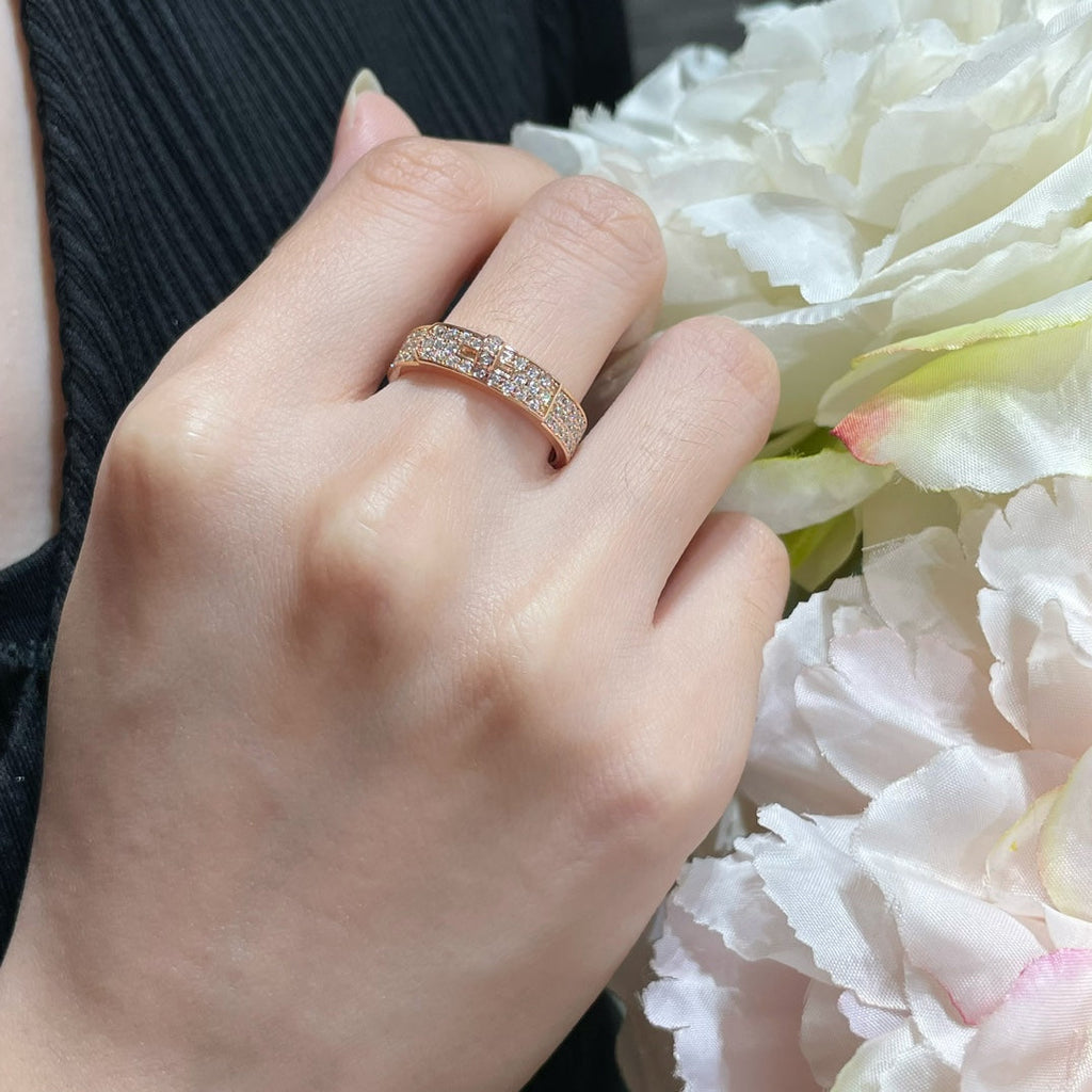 [Lumi Jewels]KELLY PINK GOLD DIAMOND RING