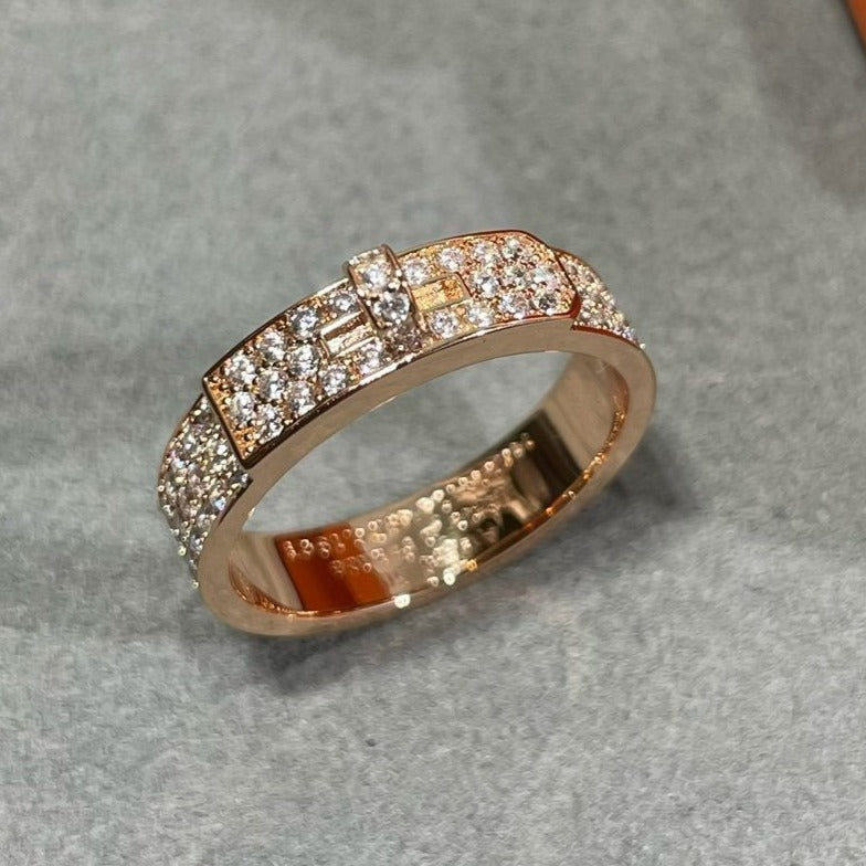 [Lumi Jewels]KELLY PINK GOLD DIAMOND RING