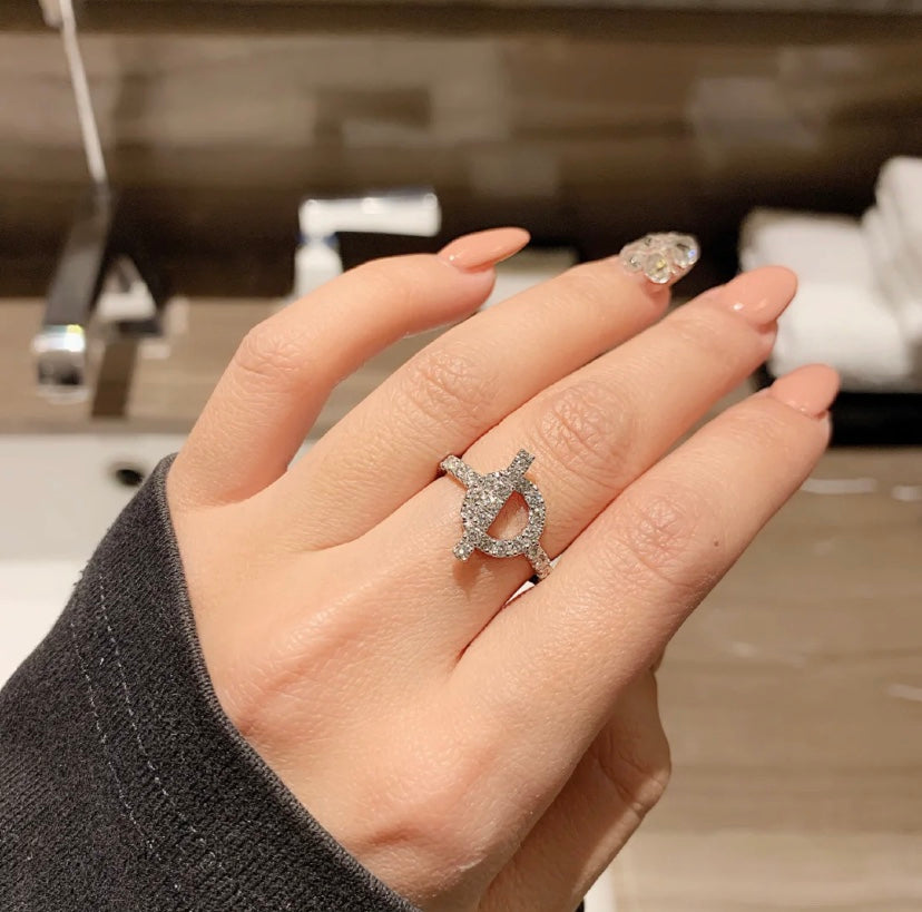 [Lumi Jewels]ECHAPPEE RING SILVER DIAMOND
