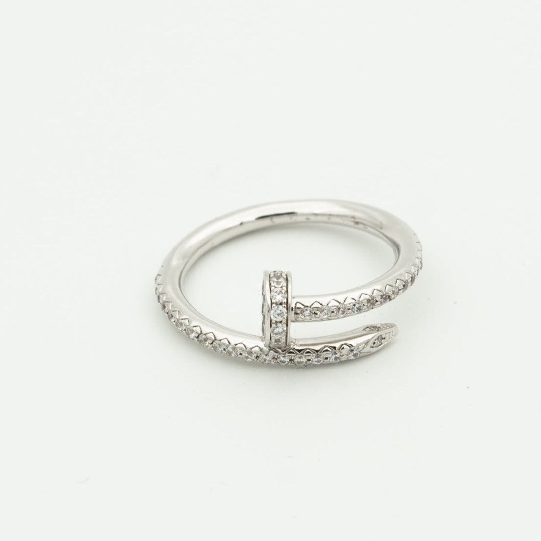[Lumi Jewels]JUSTE RING 1.8MM SILVER DIAMONDS