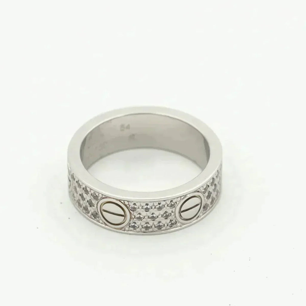 [Lumi Jewels]LOVE RING 5.5MM DIAMONDS PAVED