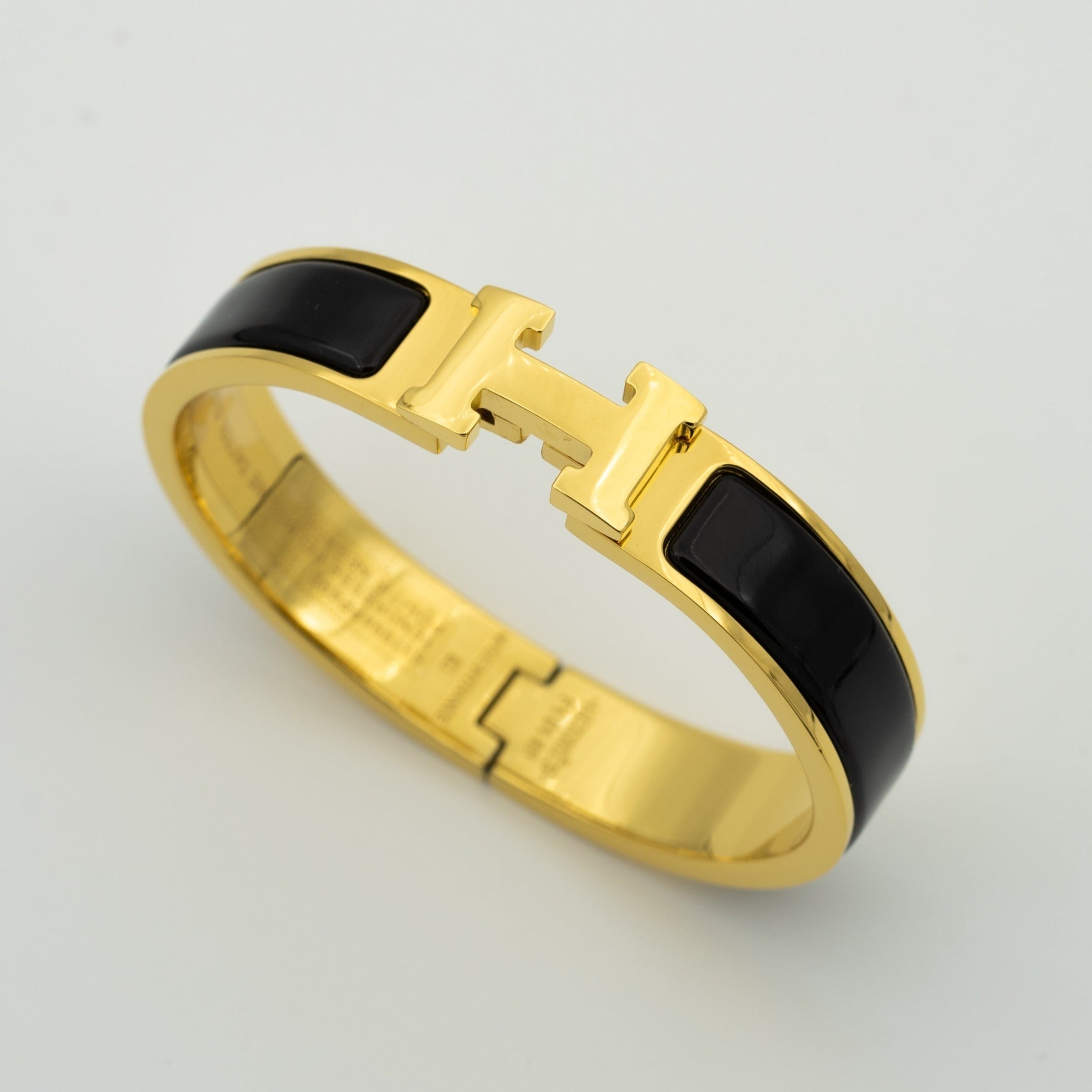 [Lumi Jewels]H BLACK BRACELET