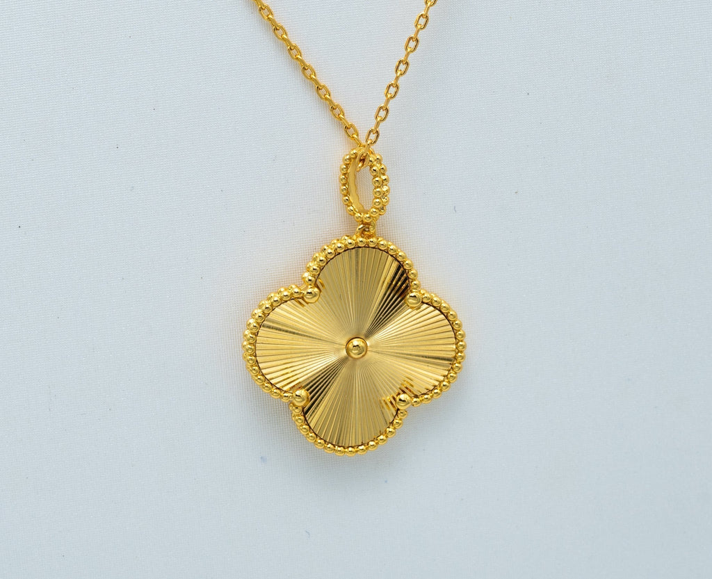 [Lumi Jewels]CLOVER 25MM PEDANT NECKLACE GOLD