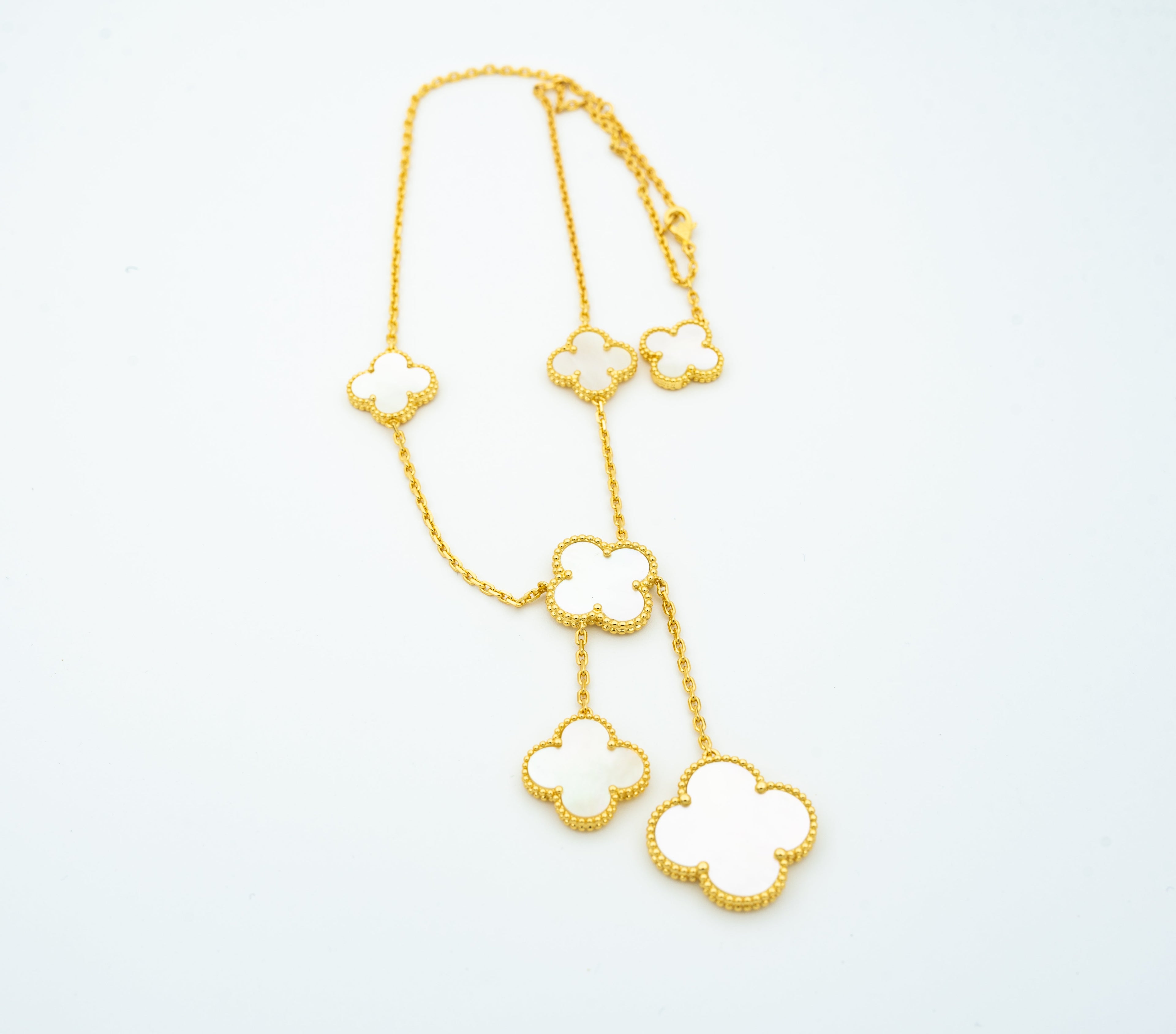 [Lumi Jewels]CLOVER MOTHER OF PEARL NECKLACE 6 MOTIF