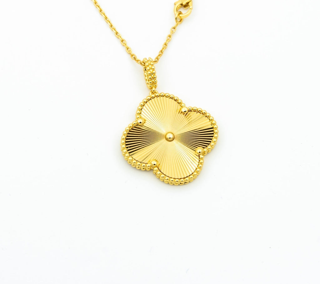 [Lumi Jewels]CLOVER 25MM PEDANT NECKLACE GOLD