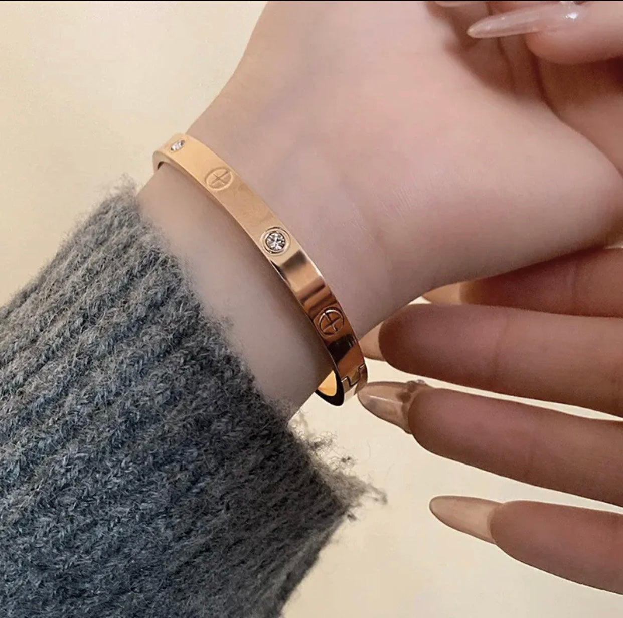 [Lumi Jewels]2026 RAINBOW LOVE BRACELET 6.1MM  10 DIAMONDS