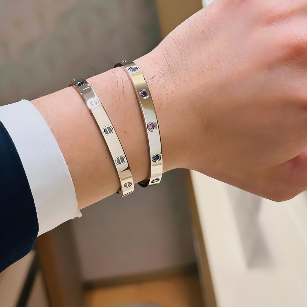 [Lumi Jewels]2026 RAINBOW LOVE BRACELET 6.1MM  10 DIAMONDS