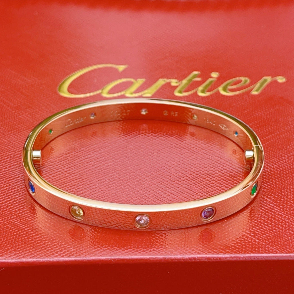[Lumi Jewels]2026 RAINBOW LOVE BRACELET 6.1MM  10 DIAMONDS