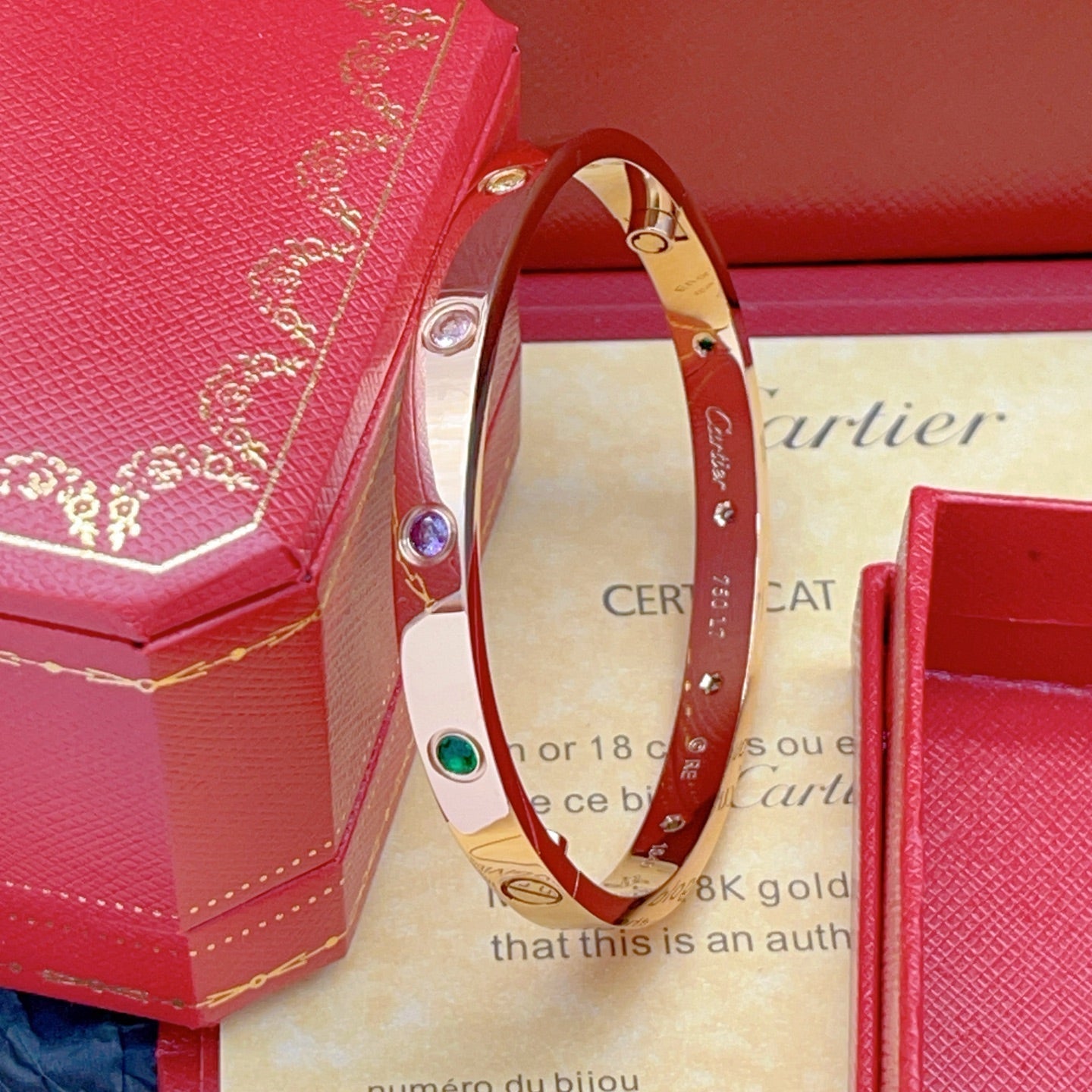 [Lumi Jewels]2026 RAINBOW LOVE BRACELET 6.1MM  10 DIAMONDS