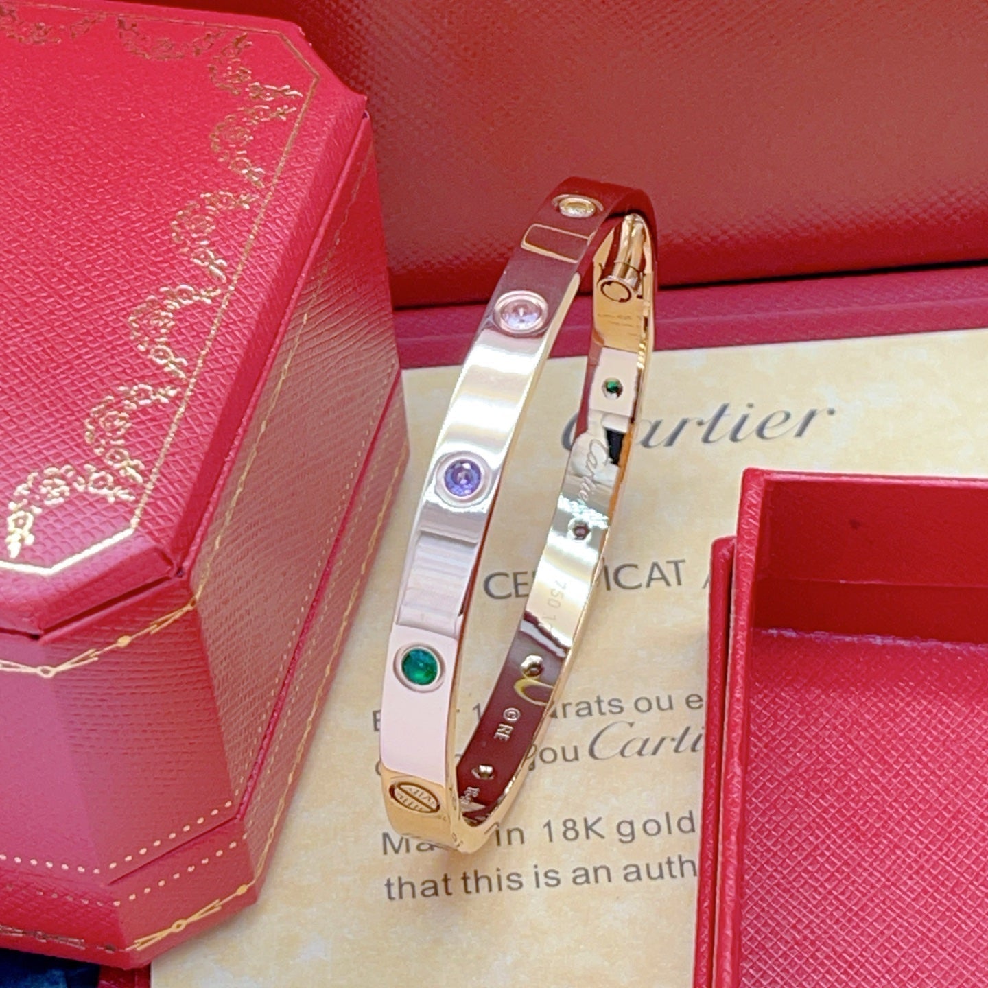 [Lumi Jewels]2026 RAINBOW LOVE BRACELET 6.1MM  10 DIAMONDS