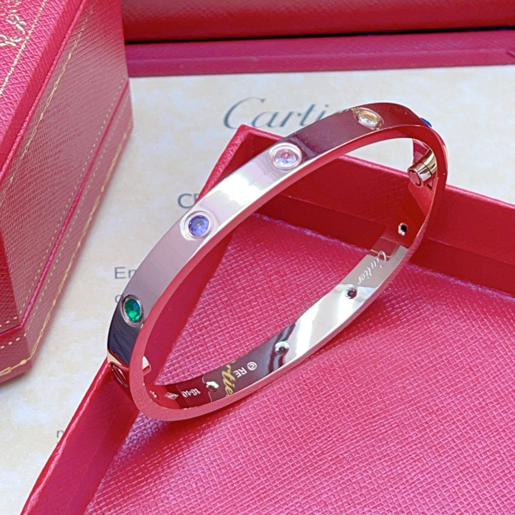 [Lumi Jewels]2026 RAINBOW LOVE BRACELET 6.1MM  10 DIAMONDS