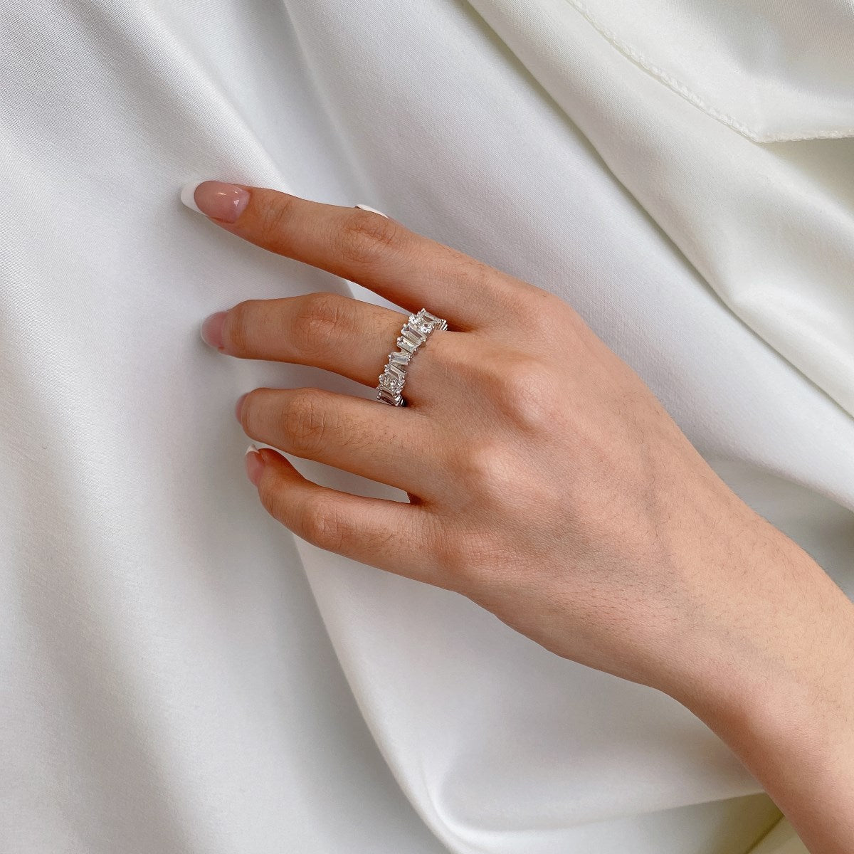 [Lumi Jewels]Delicate Multi Shape Tennis Ring