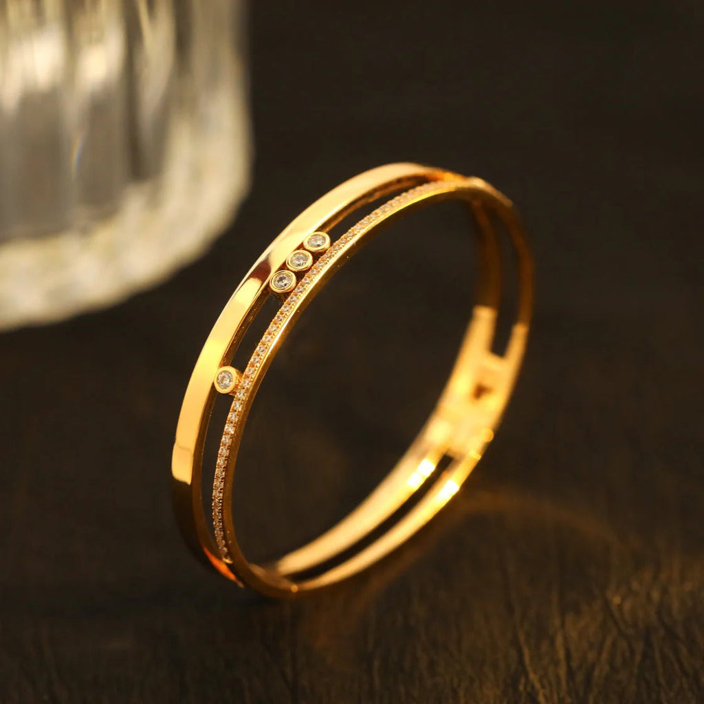 [Lumi]Move Romane Diamond Bangle Bracelet