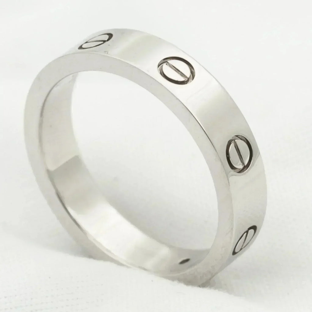 [Lumi Jewels]LOVE RING 4MM 1 DIAMOND SILVER