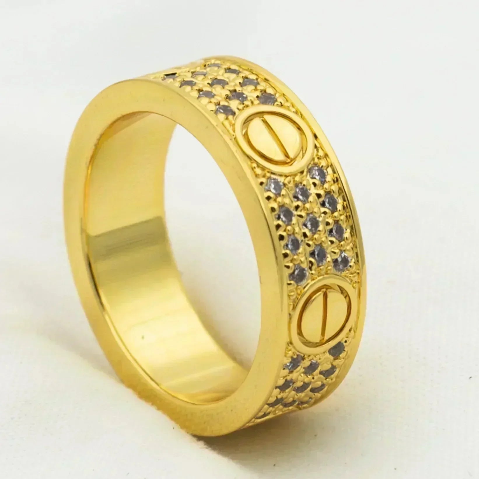 [Lumi Jewels]LOVE RING 5.5MM DIAMONDS PAVED
