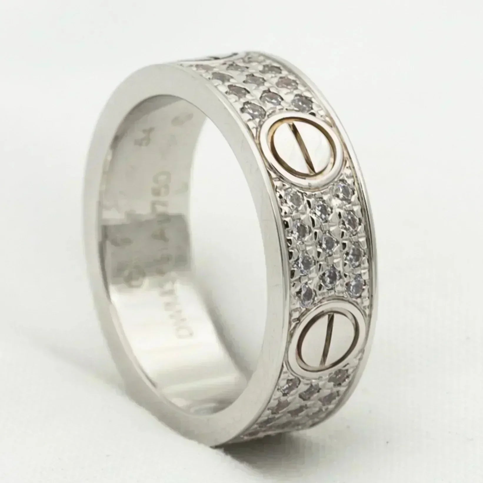 [Lumi Jewels]LOVE RING 5.5MM DIAMONDS PAVED