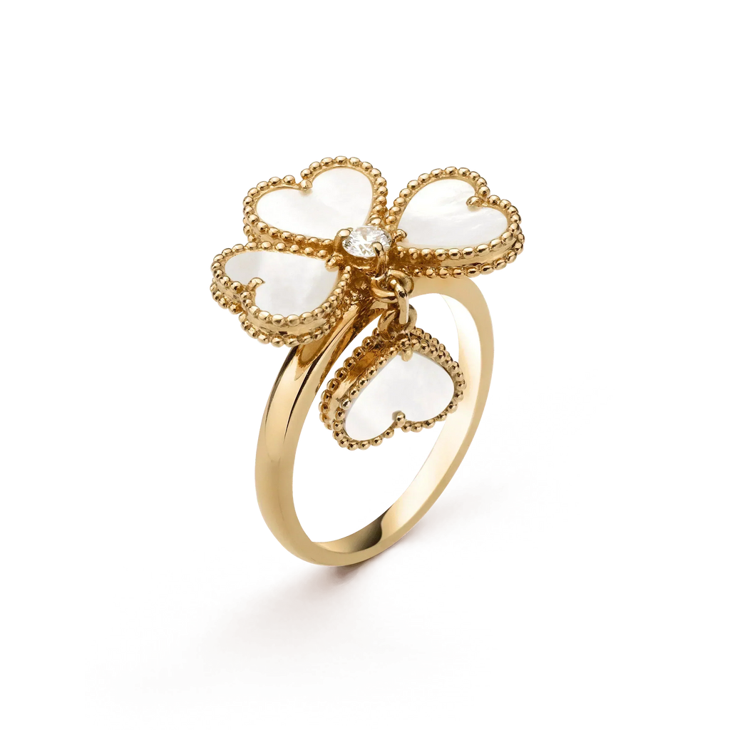 [Lumi Jewels]SWEET CLOVER WHITE MOP RING