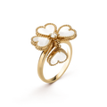 [Lumi Jewels]SWEET CLOVER WHITE MOP RING