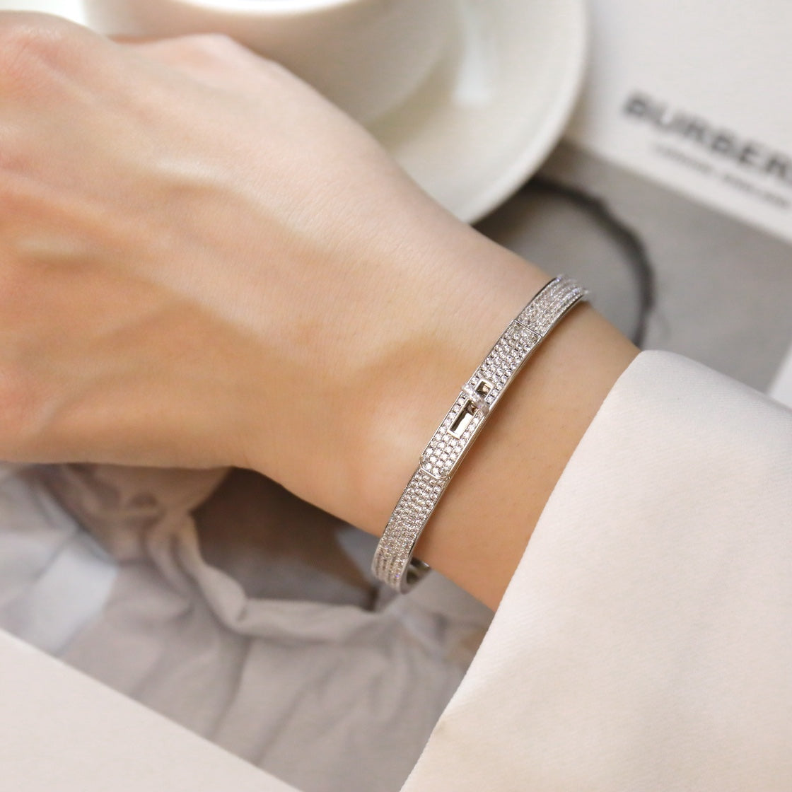 [Lumi Jewels]KELLY BRACELET DIAMOND PAVED