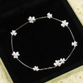[Lumi Jewels]FRIVOLE SILVER 9 FLOWERS NECKLACE