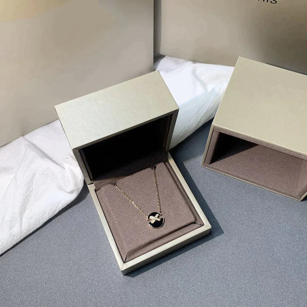[Lumi Jewels]JEUX DE ROSE GOLD DIAMOND NECKLACE