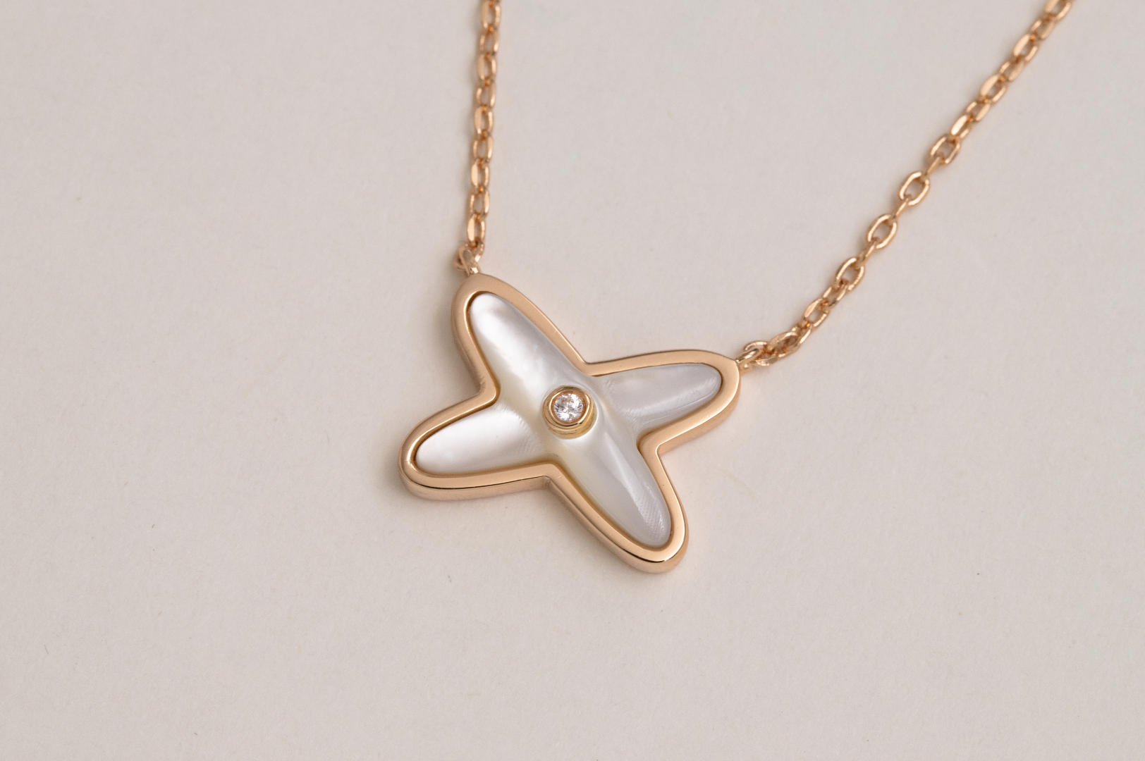 [Lumi Jewels]JEUX DE NECKLACE 1 DIAMOND