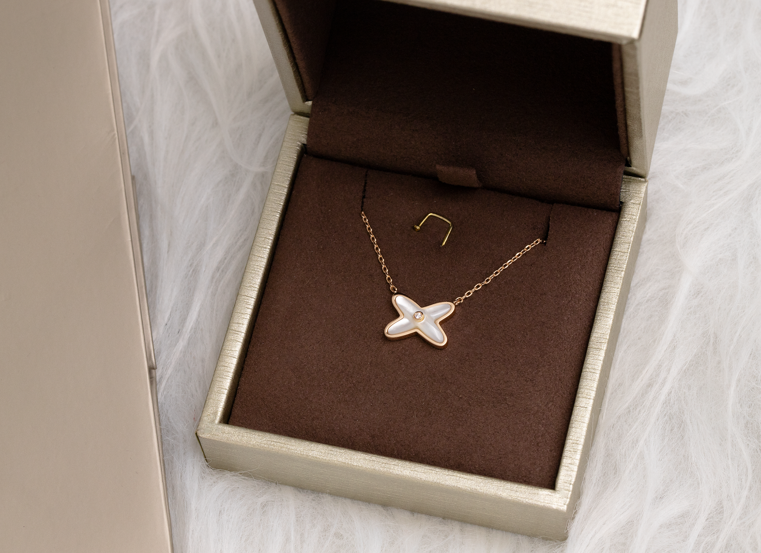 [Lumi Jewels]JEUX DE NECKLACE 1 DIAMOND
